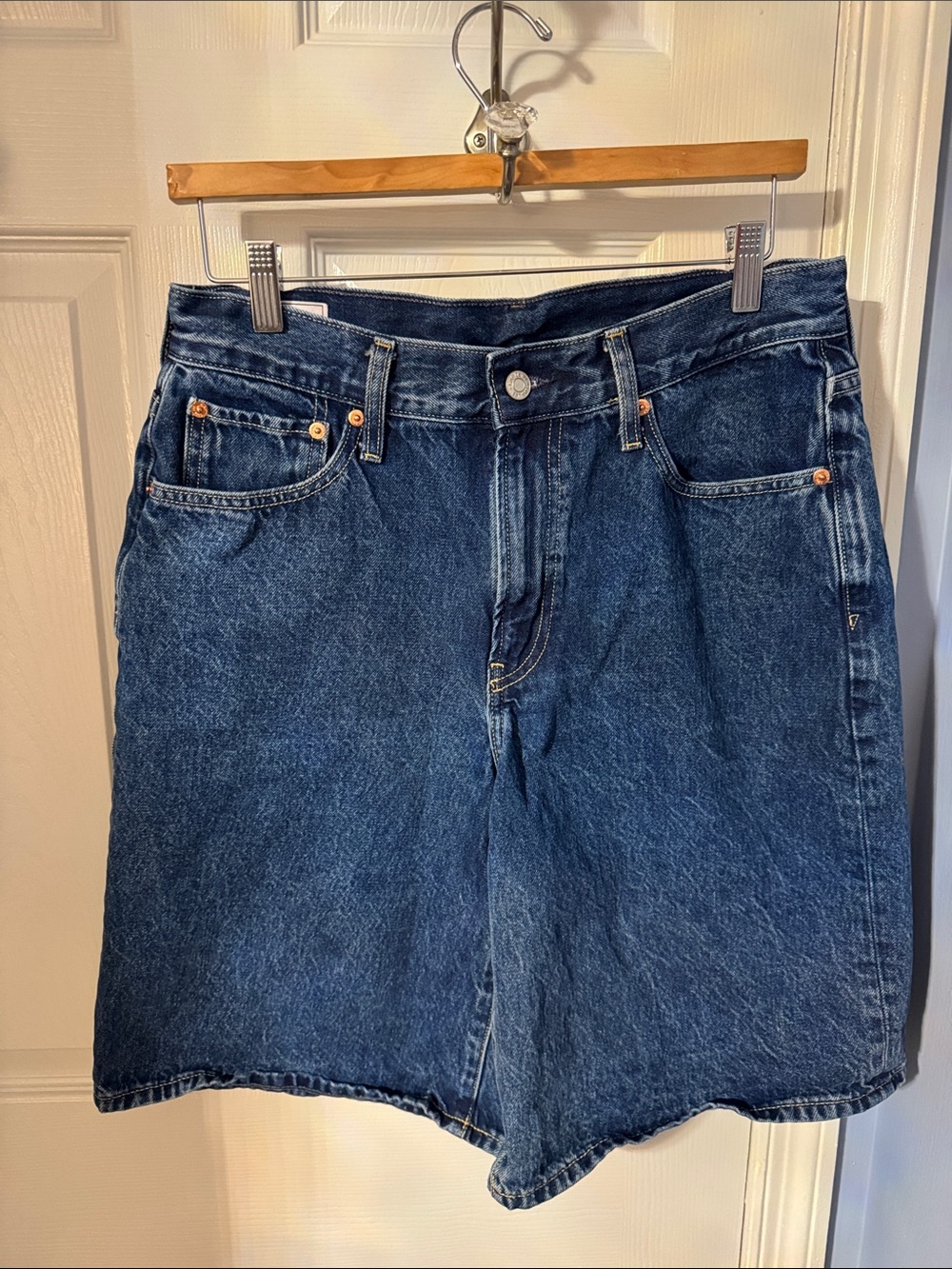 GAP longline denim shorts